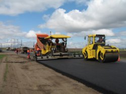 Строительство дорог с помощью дорожных плит