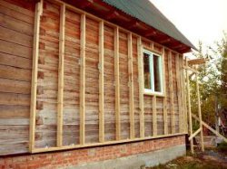 Отделка наружных стен деревянного дома
